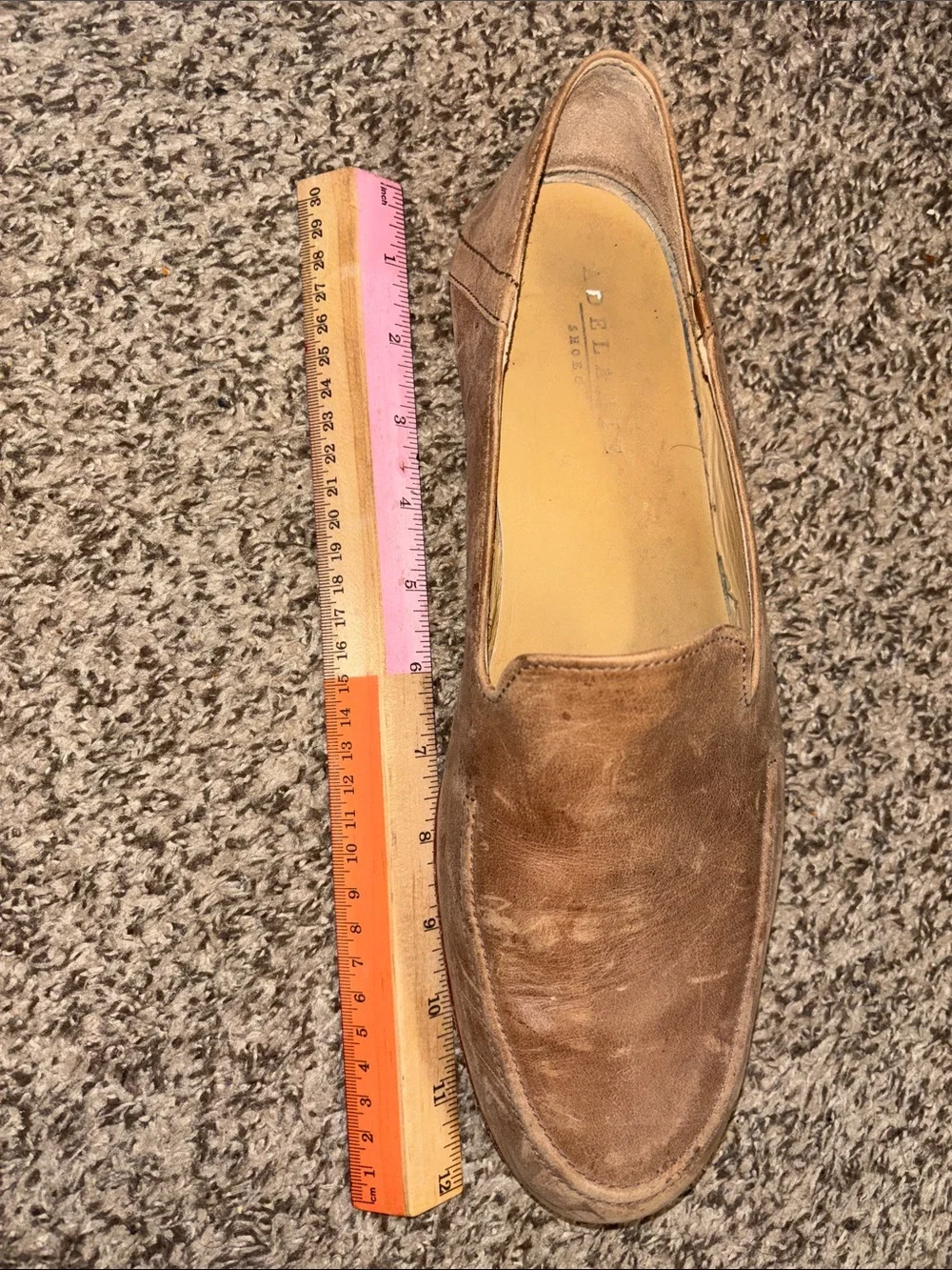 Adelante Shoe Co. The Tomás Men's Brown Leather Slip-On Loafers Size 11.5